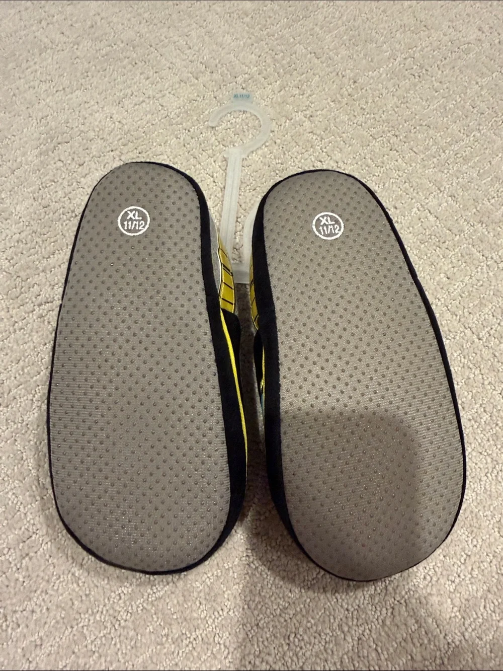 NWT Batman Kids Slipper - Black and Yellow